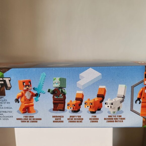 NEW LEGO MINECRAFT Fox Lodge House 21178 Drowned Zombie You will receive: (1) LE - Picture 4 of 9